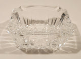 Vintage Cristal D'arques French 3 7/8" Crystal Glass Cigarette Ashtray