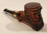 1973 Avon Tobacco Pipe Shaped Decanter After Shave Glass Bottle