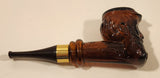 1973 Avon Tobacco Pipe Shaped Decanter After Shave Glass Bottle
