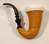 1974 Avon Calabash Tobacco Pipe Shaped Decanter After Shave Plastic Bottle