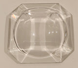 Vintage Val St. Lambert 2 3/4" Crystal Glass Cigarette Ashtray Signed