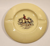 Vintage 1958 Opening Canadian Potteries Limited B.C. Plant Fox Hunting Dogs Pottery Ashtray