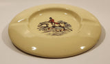 Vintage 1958 Opening Canadian Potteries Limited B.C. Plant Fox Hunting Dogs Pottery Ashtray