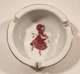 Vintage 1981 Designers Collection Holly Hobbie A Christmas Keepsake Genuine Porcelain Cigarette Ashtray Made Japan