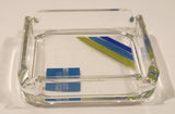 Vintage American Express Clear Glass Cigarette Ashtray