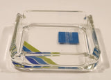 Vintage American Express Clear Glass Cigarette Ashtray
