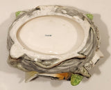 Vintage Oriole Birds Nest Spaghetti Ceramic Ashtray Made in Japan