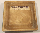 Vintage 1942 Gord Webster Canadian Maple Leaf with Flyer's Wings Heavy Pottery Ashtray Signed Made in England