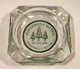 Vintage Ponderosa Motel Winnemucca Nevada Clear Glass Cigarette Ashtray