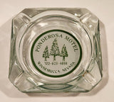 Vintage Ponderosa Motel Winnemucca Nevada Clear Glass Cigarette Ashtray
