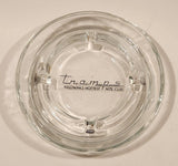Vintage Tramps Kelowna's Hottest Nite Club Clear Glass Cigarette Ashtray