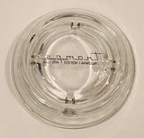 Vintage Tramps Kelowna's Hottest Nite Club Clear Glass Cigarette Ashtray