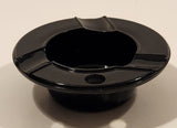 Vintage Akro Agate Black Stone Cigarette Ashtray