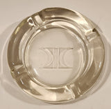 Vintage Hilton Hotels Clear Glass Cigarette Ashtray