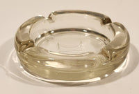 Vintage Hilton Hotels Clear Glass Cigarette Ashtray