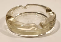 Vintage Hilton Hotels Clear Glass Cigarette Ashtray