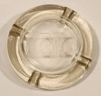 Vintage Hilton Hotels Clear Glass Cigarette Ashtray