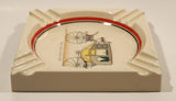 Vintage Executive Line Product Scroll Arched Caleche Coach Porcelain Ashtray