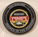 Vintage Praesidium Fountain Head Brewery Yorkshire Webster's Yorkshire Bitter Beer Black Melamine Plastic Ashtray Made in England