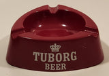 Vintage Webel Tuborg Beer Melamine Red Plastic Ashtray Made in Italy