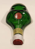 Vintage DOM Benedictine Green Glass Liquor Bottle Shaped Cigarette Ashtray