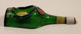 Vintage DOM Benedictine Green Glass Liquor Bottle Shaped Cigarette Ashtray