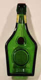 Vintage DOM Benedictine Green Glass Liquor Bottle Shaped Cigarette Ashtray