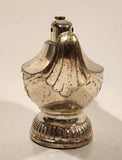 Vintage Genie Oil Lamp Shaped Chrome Table Top Lighter Made in Occupied Japan