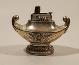 Vintage Genie Oil Lamp Shaped Chrome Table Top Lighter Made in Occupied Japan