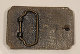 Vintage Marlboro Tobacco Post Office Railroad Express Horse Drawn Stage Coach Embossed Metal Belt Buckle