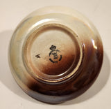 Vintage Wembley Quality Ware Gold Kangaroo Cream and Brown Lustreware Ceramic Ashtray Made in Australia