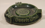 Vintage Friedrich Schwarze Seit 1664 Steinlager Swarte Brand Beer Green Ceramic Ashtray
