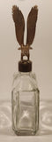 Vintage Old Hickory Bourbon Whiskey Plastic Eagle Topped Glass Decanter Bottle