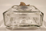 Vintage Old Hickory Bourbon Whiskey Plastic Eagle Topped Glass Decanter Bottle