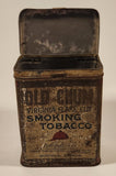 Vintage Imperial Tobacco Canada D. Ritchie & Co Old Chum Virginia Flake Cut Tobacco 1/2 Lb Tin Metal Container