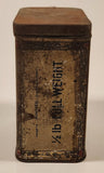 Vintage Imperial Tobacco Canada D. Ritchie & Co Old Chum Virginia Flake Cut Tobacco 1/2 Lb Tin Metal Container