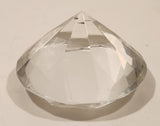 Vintage Mid Century Diamond Shaped Glass Paperweight