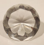 Vintage Mid Century Diamond Shaped Glass Paperweight