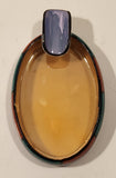 Vintage Noritake Blue and Peach Lustreware Porcelain Cigarette Ashtray Made Japan