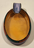 Vintage Noritake Blue and Peach Lustreware Porcelain Cigarette Ashtray Made Japan
