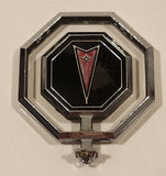 Vintage 1977-1980 Pontiac Catalina Octagon Shaped Metal Hood Ornament Emblem Badge 2 3/4"