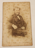 Antique Late 1880s 1890s Charles Neve Black and White Photograph of Man