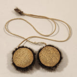 Vintage Alaskan Eskimo Fur Hand Made Yo Yo Toy