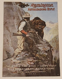 Remington Autoloading Rifle The Right of Way Tin Metal Sign