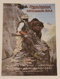 Remington Autoloading Rifle The Right of Way Tin Metal Sign