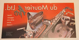 Rare Vintage du Maurier Arts Ltd. Proud supporter of the Arts across Canada Cigarettes 20" x 39 1/2" Thin Plastic Bus Interior Advertising Banner Sign
