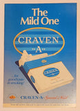 Rare Vintage Craven "A" Special Mild Cardboard Store Advertising Sign