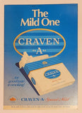 Rare Vintage Craven "A" Special Mild Cardboard Store Advertising Sign