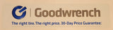 Rare GM Goodwrench The right tire. The right price. 30-Day Price Guarantee. 11 1/2" x 48" Double Sided Metal Sign
