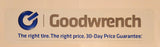 Rare GM Goodwrench The right tire. The right price. 30-Day Price Guarantee. 11 1/2" x 48" Double Sided Metal Sign